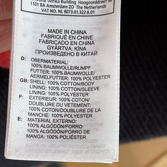 Y2K ADIDAS VESPA Black and Red Cotton Jacket, Men's Size Small - Picture 9 of 15